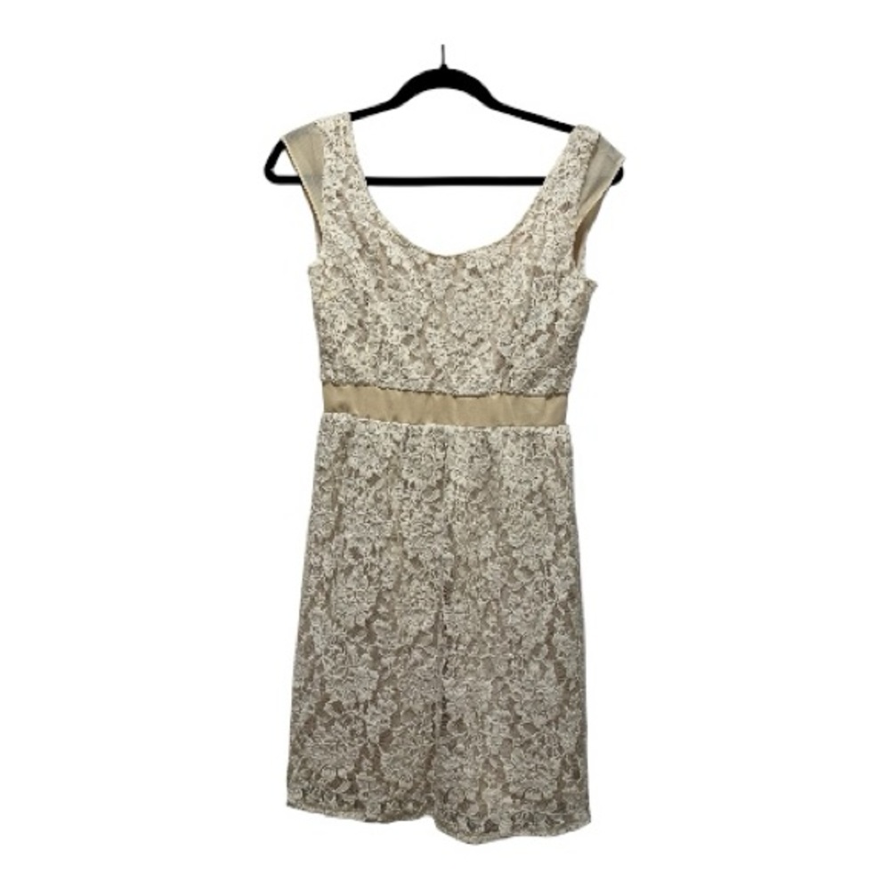 American Eagle Outfitters Cream Lace Mini Dress